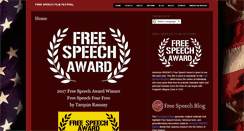 Desktop Screenshot of freespeechfilmfestival.org
